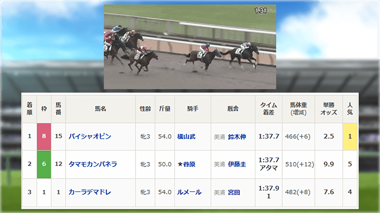 レース結果